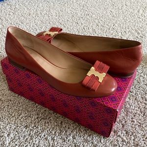 Tory Burch Gemini Link Bow Flat